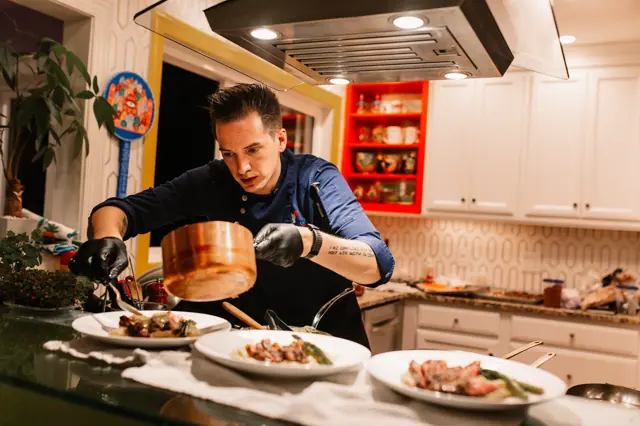 Pro chef shoot